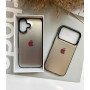 Качественный серебряный чехол Apple для iPhone 17 Pro с логотипом